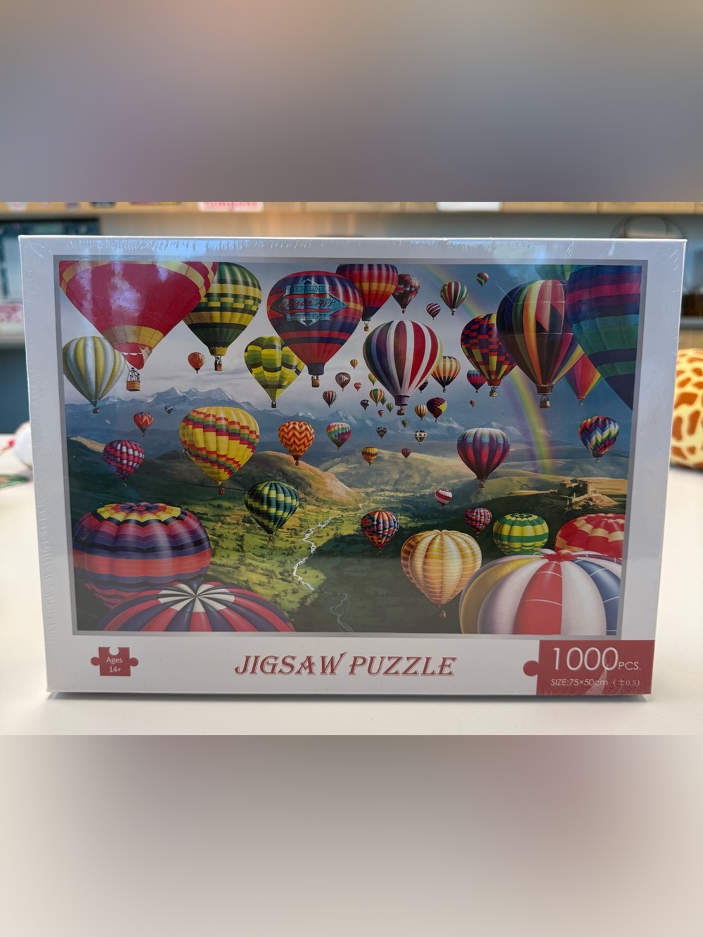 NIB Colorful Hot Air Balloons 1000 piece Jigsaw Puzzle